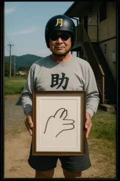 つきにぃ自画像　直筆絵付き