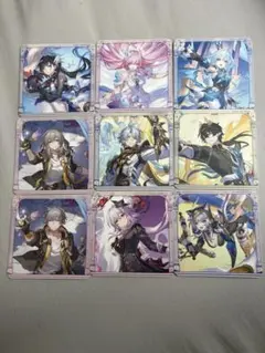 崩壊スターレイル GIGO限定 コースター 全9種コンプセット 崩壊スターレイル gigo キメラ焼き コースター 9種 コンプリート