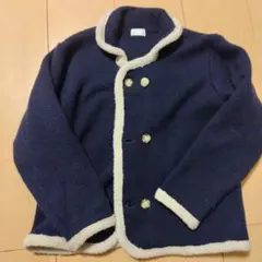 一度着用コンビミニ　ニットカーディガン 120サイズ