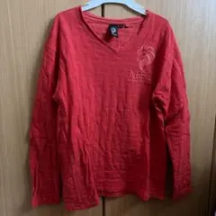 NESTA赤 Vネック 長袖カットソーのサムネイル