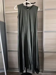 【美品】JOSEPH カーキグリーン　ワンピース　ロング丈のサムネイル