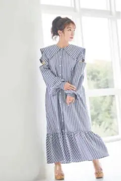 アンジュシャルム　辻希美　辻ちゃん　ストライプワンピース
