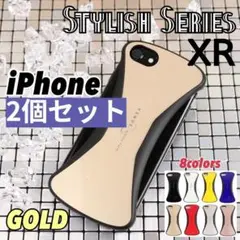 iPhone XR 対応 ハードケース ゴールド 金 * /158