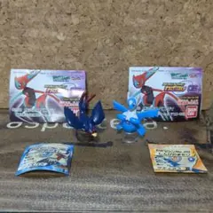 ポケモンわざマシンコレクション　わざコレ05フィギュア2種 ミニブック2枚