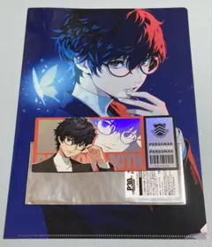 ペルソナ ローソン チケット風カード クリアファイル コラボ ペルソナ3 ペルソナ ローソン限定 ペルソナ3 クリアファイル チケット風カード