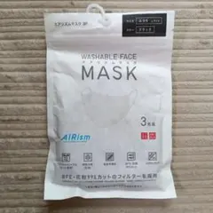 ユニクロ　エアリズムマスク　ブラック　L
