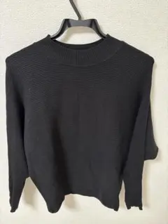 coca コカ　ドルマンボトルネックニット　ブラック　Mサイズ