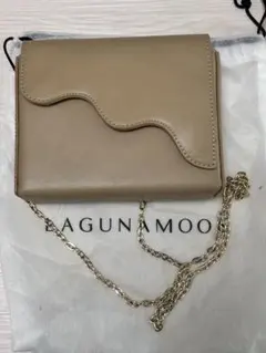 LAGUNAMOON ショルダーバッグ ベージュ チェーンのサムネイル