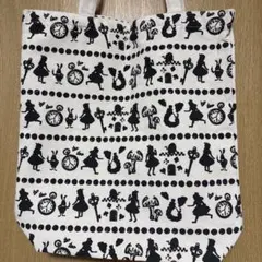 アリス トートバッグ 不思議の国のアリス ディズニー シルエット