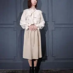 CELINE セリーヌレザーデザインスカートのサムネイル