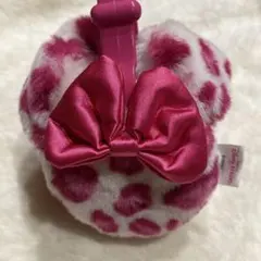ディズニー　ミニー 耳あて イヤーマフ ヒョウ柄