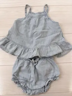 ベビー服　デニム　セットアップのサムネイル