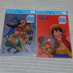 ワンピース【おまけ付き】マジッククリアファイル2枚セット