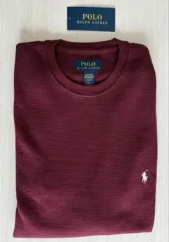 Polo Ralph Lauren ワインレッド　バーガンディ 長袖カットソー