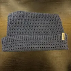 OVERRIDE ブルー猫耳ニット帽