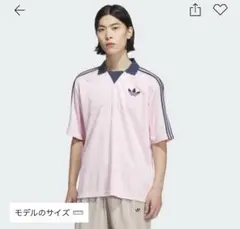 ☆新品☆ アディダス 襟付きゴーリートップ Tシャツ ピンク KW5991