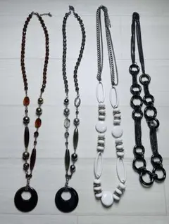 ロングネックレス セット カジュアル