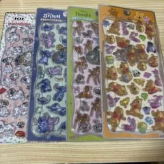 【最安値】正規品　新作ディズニー　プチドロップステッカー　プチドロ　4種セット
