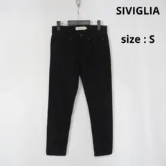 【値下げ◎】 SIVIGLIA / テーパード ブラック デニム ジーンズ 29