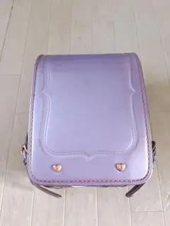 紫色 ハート装飾 ランドセル かるすぽ