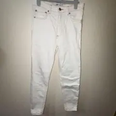 ZARA ホワイト スキニーデニム 38