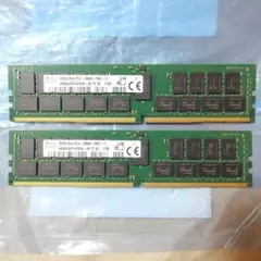 Micron PC4-2666V-LE2-11 64GB×2枚　計128GB Micron PC4-2666V-LE2-11 64GB×2枚 計128GB - メルカリ