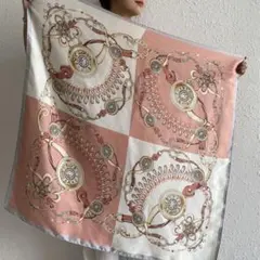 スカーフ ピンク 大判 ストール 小物 アクセサリー 羽織