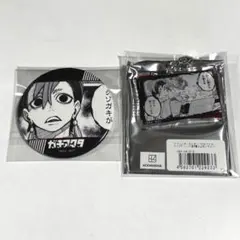 TSUTAYA ガチアクタ アクリルキーホルダー 缶バッジ ザンカ 2点セット