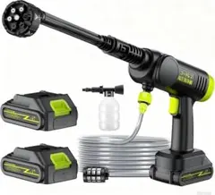 高圧洗浄機 コードレス コンパクト 持ち運び 充電式 強力噴射23000RPM
