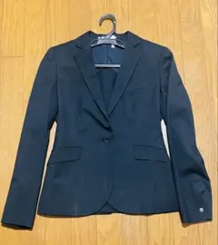 クリーニング済　ネイビー シングルボタン リクルートスーツ