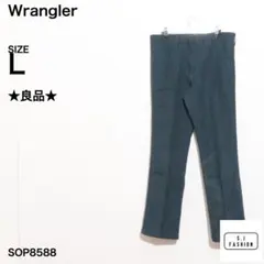 ★訳あり★ ラングラー パンツ ストレート センタープレス シンプル グリーンのサムネイル