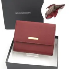 ✨Sランク・箱付き✨　Burberry ミニ財布　ノバチェック　チェック柄のサムネイル