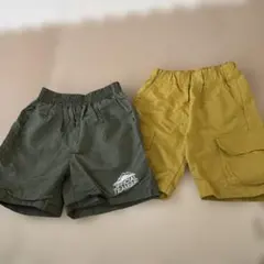 GU ハーフパンツ 2点セット 90cm 80cm
