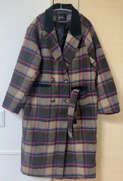 BEAMS BOYハリスツイードバルマカンコート 23FW レッドチェック - メルカリ