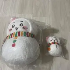 雪だるまぬいぐるみセット 大小