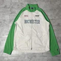 激レア Champion ROCHESTER ナイロンジャケット ロゴ刺繍のサムネイル