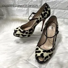 GIUSEPPE ZANOTTI DESIGN パンプス レオパード 赤ヒールのサムネイル