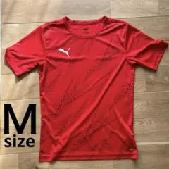 PUMA サッカープラクティスシャツ Mサイズ 赤色