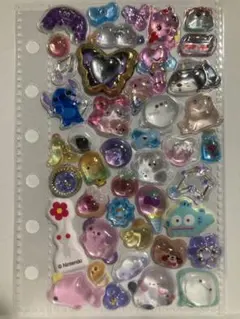 【77】立体シール ミックス おすそ分け シール交換 シール帳 まとめ割 完成品