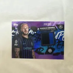 250枚限定 topps フェデリコ・ディマルコ　レリックカードインテル
