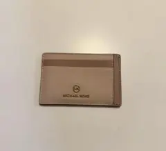 MICHAEL KORS ピンクベージュ カードケース