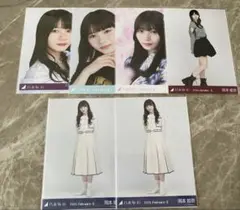 乃木坂46 生写真　岡本姫奈　2023浴衣　オーバーオール　バルーンスカート