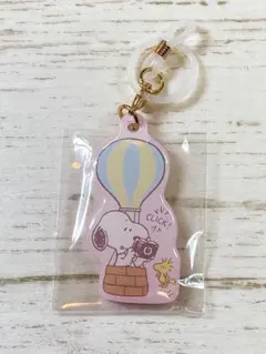 スヌーピー　めじるし キーチャーム　カメラ　PEANUTS　かわいい