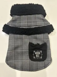 ANNA SUI チェック柄犬服 ポンチョコートMサイズ お値下げしました
