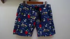 Rokx ロックス　スヌーピー　SNOOPY　柄 ショートパンツ クライミング