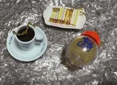 一番くじ　コメダ珈琲店　E賞 ミニフィギュアチャーム　3点セット