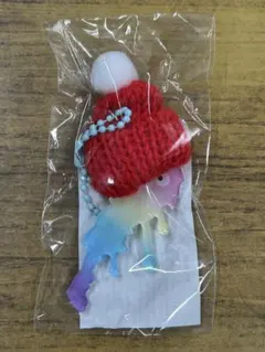 びわこキーホルダー　どろどろ　ニット帽　レインボー　レア