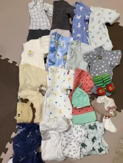 ベビー服まとめ売り（ロンパース、肌着、靴下など）新生児〜80cm 男の子