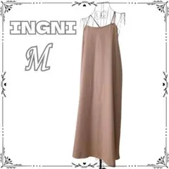 【 INGNI 】イング キャミワンピ Ｍサイズ ベージュ系