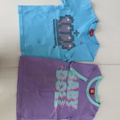 BABY DOLL Tシャツ 2枚セット 水色 紫色